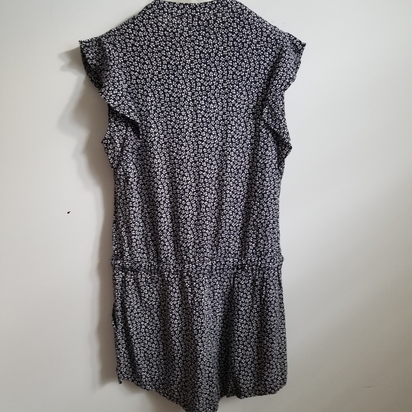 Rails Ellie petals romper floral black white sz M - Picture 7 of 7